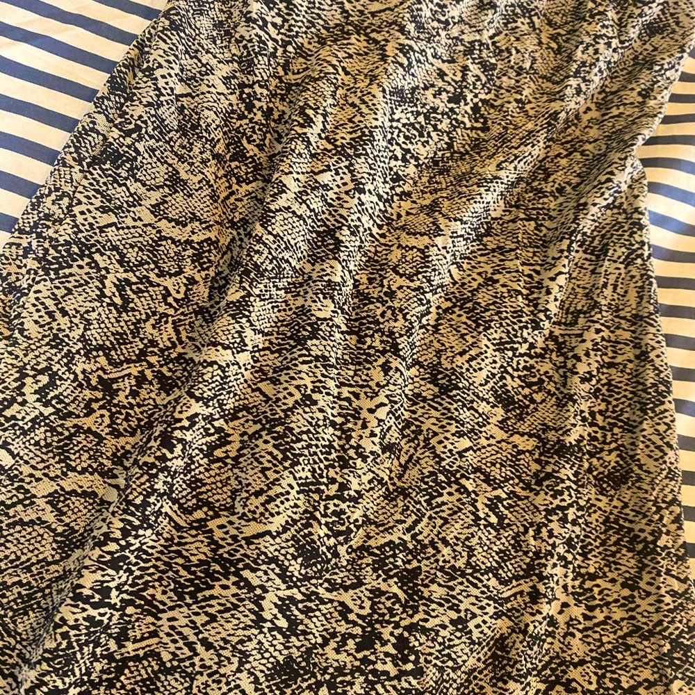 Strappy snakeskin Forver 21 Slip Dress